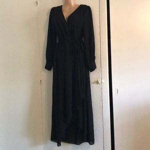 Black maxi dress